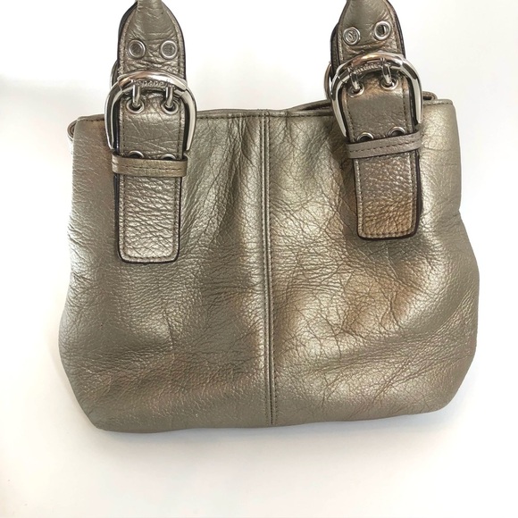 Tignanello Champagne Gold Perfect 10 French Tote - Picture 2 of 13